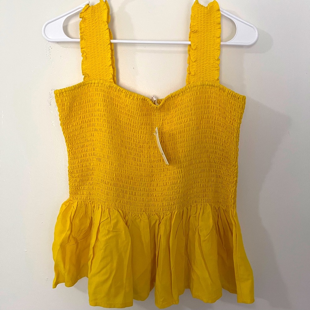 Yellow Elodie Tank NWT